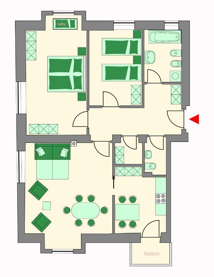 Albrechthaus Lägenhet Brixen Exteriör bild